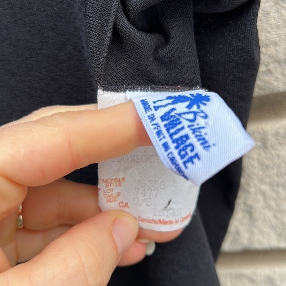 Bikini Bay Black Sheer Side Tie Bathing Suit Wrap - Picture 6 of 6